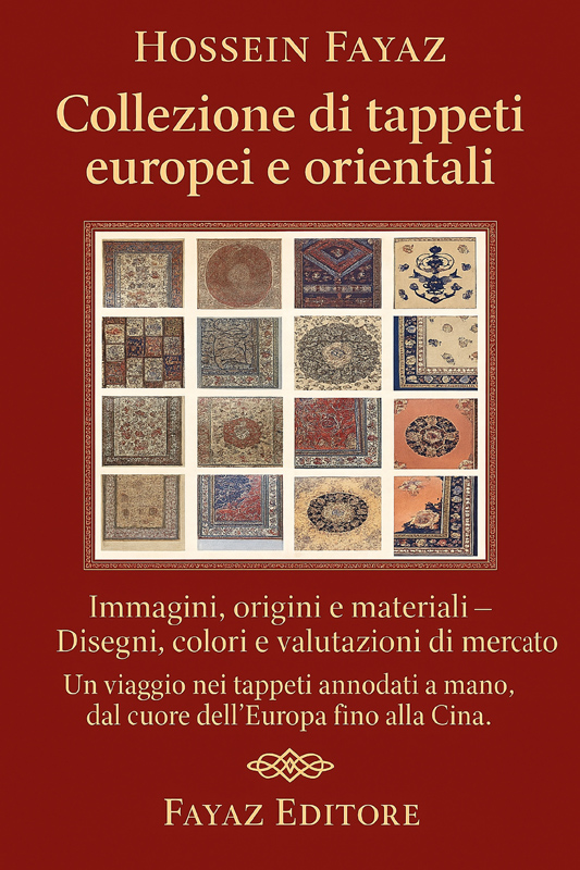 Copertina del libro "Collezione di tappeti europei e orientali"